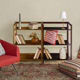 Casual Home Stratford 3-Shelf Folding Bookcase-Warm Brown Casual Home