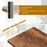 Walsunny Bookshelf, 5 Tier Bookshelves, Home Office Bookcase Shelf Storage Organizer, Free Standing Storage Shelving Unit for Bedroom, Living Room and Home Office,Rustic Brown Shintenchi