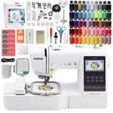 Brother SE700 Embroidery & Sewing Machine with 50 Sewing Spools, Color Matching Bobbins & Accessories Brother