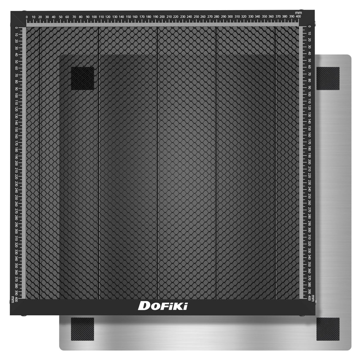 Dofiki Steel Honeycomb Laser Bed 400 x 400mm Honeycomb for A5 Pro, Master 2, RAY5, LE400PRO, Z1, B1, B2, L1, L2 and Most Laser Engraver Cutter, 15.7" x 15.7" (0 0) Origin Top Left Dofiki