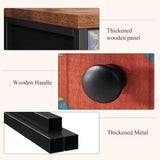 EnHomee Dresser for Bedroom with 9 Drawers Boho Dressers & Chest of Drawers Fabric 9 Drawer Dresser for Closet, Entryway, Hallway, Wooden Top EnHomee