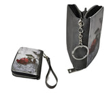 Sublimation Small Coin purse Women's Wallet Leather Coin credit Card holder Diy Craft (Gray) WoodArtSupply