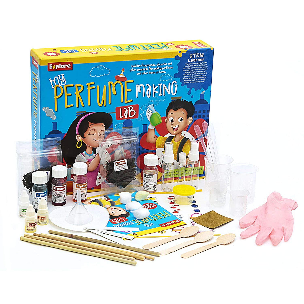 STEM Learner | My Perfume Making Lab Learning & Educational DIY Activity Toy Kit, for Ages 6+ of Boys and Girls, DIY Fun with Fragrance Experiments Mighty Mojo