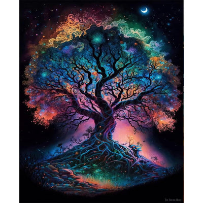 Artunion Tree of Life Paint by Numbers for Adults Beginner, Landscape Paint by Number Kits, DIY Oil Painting Paint by Number Kits on Canvas Arts Craft for Home Wall Decor 16x20 Inch