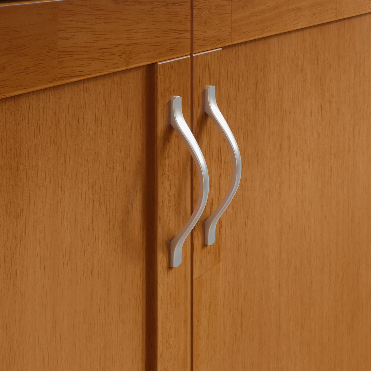 AFI Hamilton Full Murphy Bed Chest with Mattress, Storage, and Built-in Charger in Light Toffee AFI