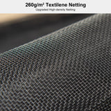 PURPLE LEAF 12' X 20' Outdoor Hardtop Permanent Galvanized Steel Gazebo Double Roof Canopy Aluminum Frame Patio Garden Pavilion with Netting and Curtains PURPLE LEAF