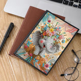 DCIDBEI Diamond Painting Notebook A5 Blank Diamond Art Notebooks Diamond Painting Elephant Flower Anime Notebook Writing Hardcover Diary Sketchbook Diamond Painting Note Book Christmas DCIDBEI
