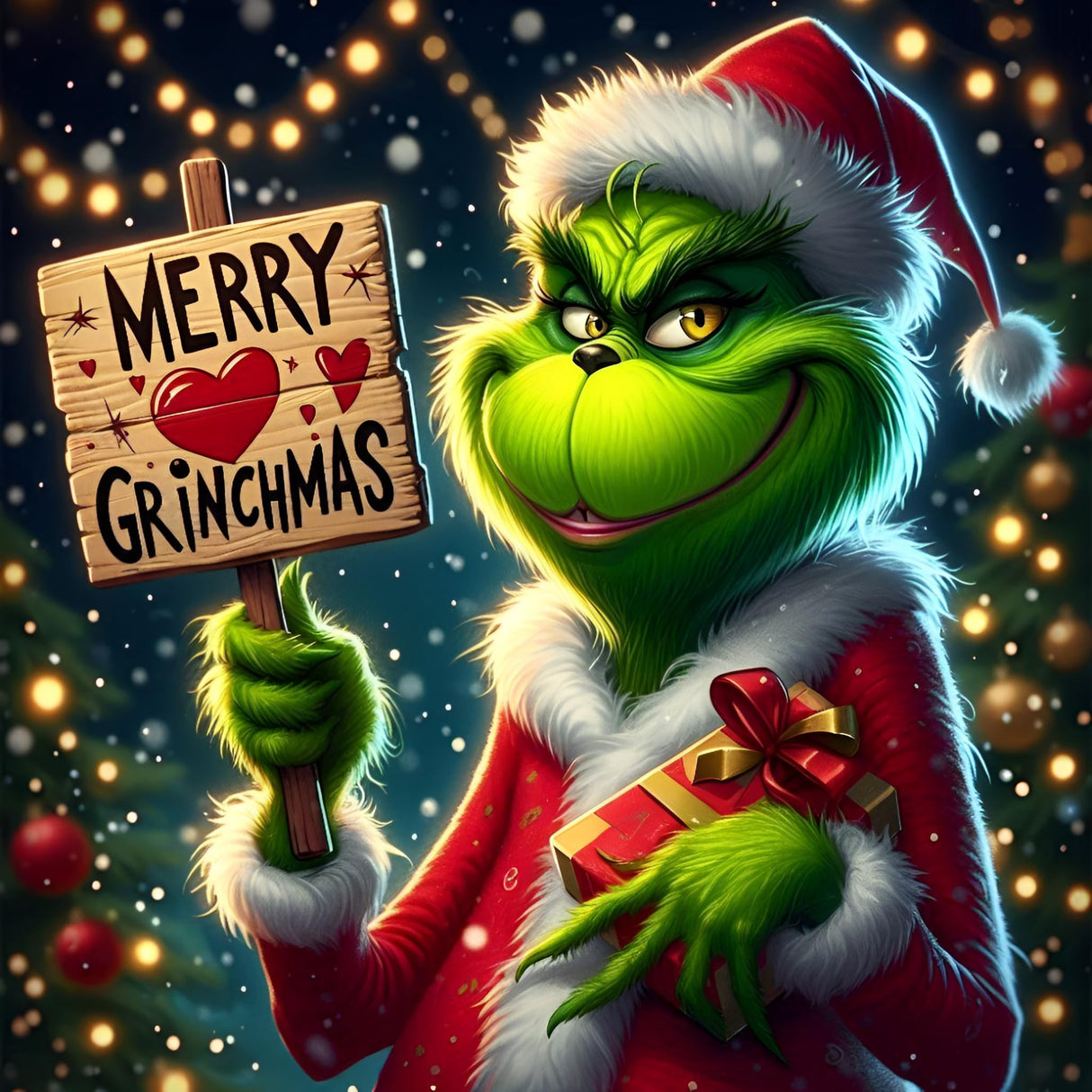 5D DIY Diamond Painting Kits for Adults,Christmas Diamond Art Kits for Beginners,Winter Diamond Dots for Holiday Gifts and Hone Wall Decor 14X14 Inch MjhRcll