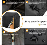 Iceberg Elf Playhouse cover, Outdoor wooden kids playhouse covers, 57" L x 57" W x 63" H, Waterproof, Sun Protection dust, Easy to put on with side zipper, 640D Heavy duty oxford fabric, (Black) Iceberg Elf