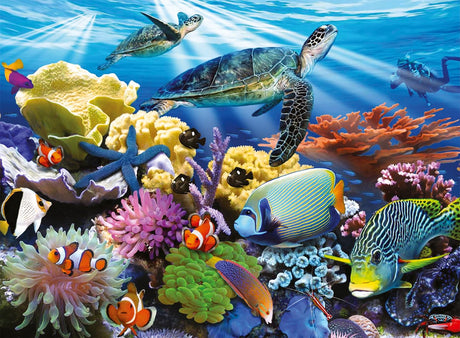 Ravensburger Ocean Turtles - 200 Piece Jigsaw Puzzle for Kids | Unique, Perfectly Fitting Pieces | Enhances Creativity and Concentration | Ideal Gift for Holidays and Birthdays Ravensburger
