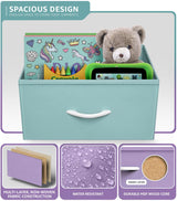 Sorbus Fabric Dresser for Kids Bedroom - Chest of 5 Drawers, Tall Storage Tower, Clothing Organizer, for Closet, for Playroom, for Nursery, Steel Frame, Fabric Bins - Wood Handle (Pastel) Sorbus