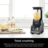 Ninja BL642 Nutri Ninja Personal & Countertop Blender with 1200W Auto-iQ Base, 72 oz. Pitcher, and 18, 24, & 32 oz. To-Go Cups with Spout Lids, For Smoothies, Shakes & More, Dishwasher Safe, Black Ninja