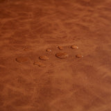 Kingfun 65" Loveseat Sofa, Love Seat, Faux Leather Sofa, Mid Century Modern Couch with Solid Wood Frame for Living Room & Bedroom, Brown Kingfun