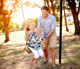 PELLOR Beech Wood Tree Swing Seat Hanging Swing Seat for Adult Kids Children Swing Chair Indoor and Outdoor Garden Play PELLOR