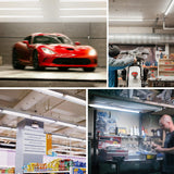 Pak 4FT LED Shop Light, 2300LM 6500K Cool White, 20W Energy-Saving Super Bright Linkable T5 Ceiling and Under Cabinet Lighting Fixture for Garage, Workshop, Basement, Warehouse, FCC Certified, 6 Pack Paklighting