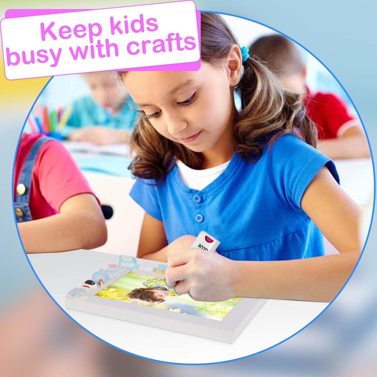 ZALIAFEI 3PCS Mosaic Photo Frame Craft Kit, DIY Crafts Crafts for Girls 8-12, Arts and Crafts Gifts for 10 Year Old ZALIAFEI