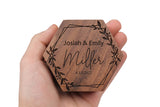 Personalized Wooden Ring Box, Custom Wedding Ring Box, Engagement Ring Box, Custom Ring Holder Generic