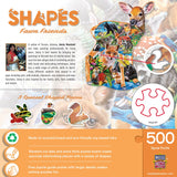 MasterPieces 500 Piece Shaped Jigsaw Puzzle for Adults, Family, Or Youth - Fawn Friends - 20.9"x27" Masterpieces
