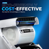 Nelko Label Maker Machine with Tape, PM220 Bluetooth Label Printer, 2 Inch Portable Thermal Printer for Small Business, Address, Logo, Clothing, Sticker Printer for Phones & PC, 1 Count, White Nelko