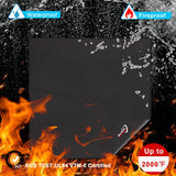 DocSafe Large Under Grill Mat 48" Square Fire Pit Mat,4 Layers Fireproof Mat Grill Pads Protect for Deck,Patio,Outdoor Charcoal,Smokers,Wood Floor,Indoor Fireplace Mat,Reusable Oil-Proof＆Waterproof DocSafe