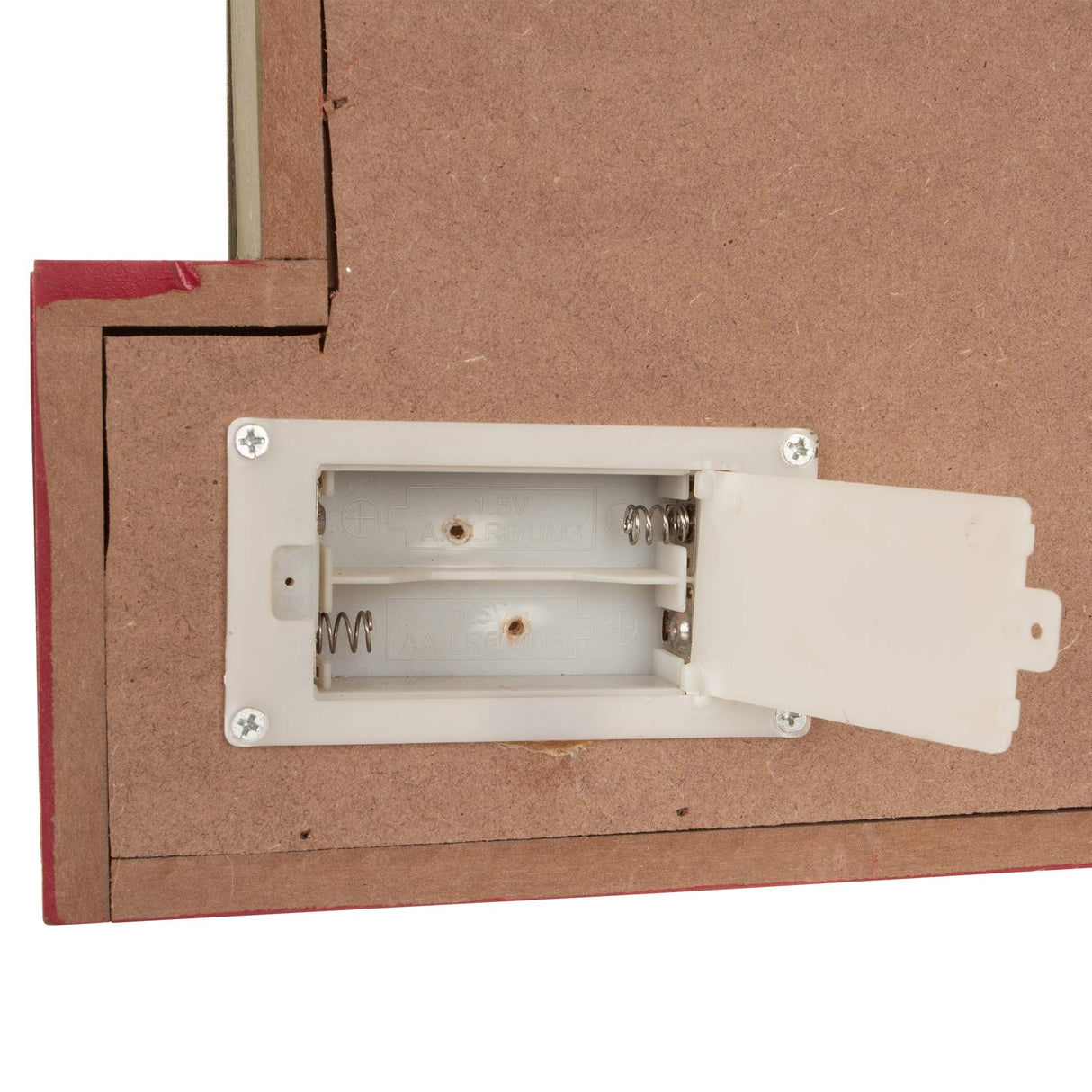 Glitzhome Wooden Block Sign, Christmas Table Decorative Signage, Believe Let It Snow Season's Greetings, 11.81 x 1.57 x 10.59 inches, MDF, Farmhouse Wood Block Decor Glitzhome