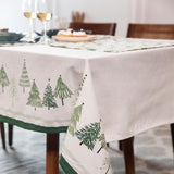 Folkulture Christmas Tablecloth or Dining Table Cover, 60 x 72 Inches, 100% Cotton Rectangle Tablecloth or Green Table Cloth for Christmas Decorations, Long Table Cloth Rectangle, (A Christmas Story) Folkulture