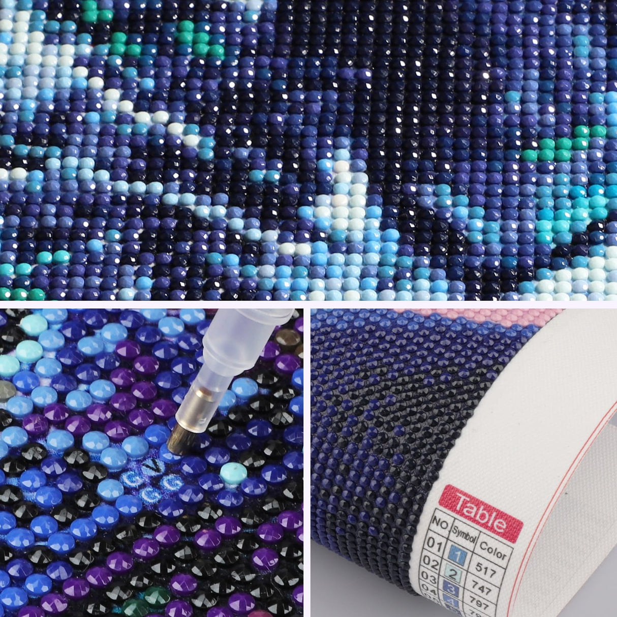 SENQAO Tiger Diamond Painting Kits for Adults, Animal Flower DIY 5D Diamond Art Kits Full Drill Diamond Dots Paintings with Diamonds Gem Art and Crafts Home Decor 12x16inch SENQAO