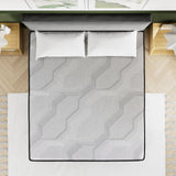 Suiforlun California King Mattress, 15 Inch Hybrid Charcoal Gel Memory Foam Mattress with Firm Edge Pocket Coils, Cooling Deep Sleep, Back Pain Relief, Fiberglassfree Suiforlun