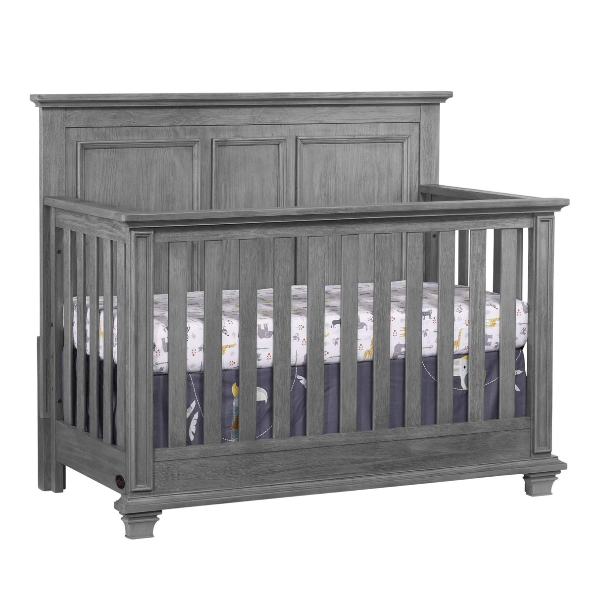 Oxford Baby Kenilworth 4-in-1 Convertible Baby Crib, Graphite Gray, GreenGuard Gold Certified Oxford Baby