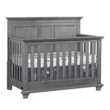 Oxford Baby Kenilworth 4-in-1 Convertible Baby Crib, Graphite Gray, GreenGuard Gold Certified Oxford Baby