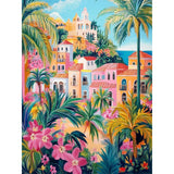 DOMROM City Diamond Painting Kits for Adults, Landscape Diamond Art Kits for Adults Beginner, DIY Diamond Dots Paint by Diamonds Art and Crafts for Hobbies, Gifts, Home Art Decor 12x16 inch DOMROM