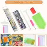 CEOVR Eiffel Tower Diamond Art Kits for Adults, 5D DIY Full Drill Landscape Diamond Painting Dots Crystal Gem Art, Adult Crafts Kits Arts and Crafts, Wall Decor for Home Office 12x16inch CEOVR