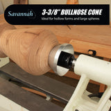 Savannah Heavy Duty Dual Bearing Live Center For Woodworking Lathes and Large or Small Wood Turning Projects. Ultra Smooth Live Center Performance with Minimal Play for MT2 Lathes Savannah