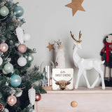 Nrleey Highland Cow Bathroom Decor - Hello Sweet Cheeks Bathroom Decor, Rustic Western Bathroom Wood Sign, Highland Cow Decor, Western Bathroom Sign, 5 X 5 Inches Nrleey