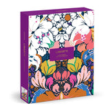 Galison Liberty Glastonbury – DIY 9 x 12 Paint by Number Kit with Iconic Liberty Print Art for Beginners and Experts Includes Paint and Brushes Galison