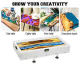 GROWLING Reusable Epoxy Resin Mold 24x12x3 Inches, Adjustable Fastening and Leveling, Heavy Duty Large Resin Mold for River Tables, Coffee Tables, Trays, Cutting Boards, DIY Resin Art Etc. GROWLING