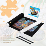 Lavievert Jigsaw Puzzle Mat Roll Up, Portable Puzzle Board Puzzle Storage Puzzle Saver, Environmental Friendly Material, Store Jigsaw Puzzles Up to 1500 Pieces LAVIEVERT