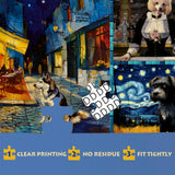 Dog Puzzles for Adults 1000 Piece, Puppy Animal Jigsaw Puzzle, Classic Artists Dog Collage Puzzles for Adults IdeaBazar