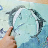 Melissa & Doug Search and Find Beneath the Waves Floor Puzzle (48 pcs, over 4 feet long) - FSC Certified Melissa & Doug