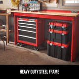 CRAFTSMAN 2000 Series Workbench, 6-Foot Wide with Butcher Block Top, Customizable (CMST27200R) CRAFTSMAN
