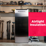 Frigidaire EFRF696-AMZ Upright Freezer 6.5 cu ft Stainless Platinum Design Series, Silver Frigidaire