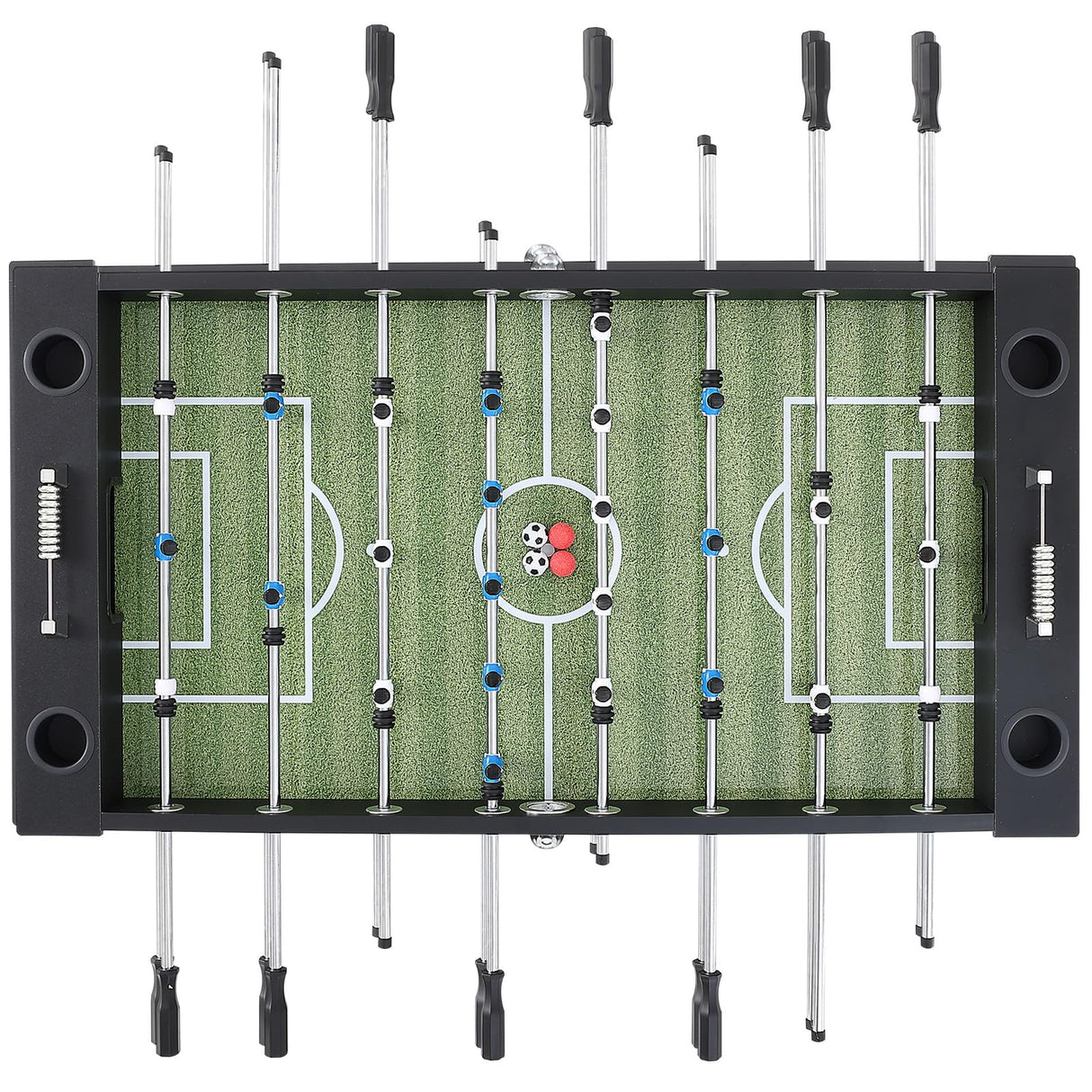 VEVOR Foosball Table, 55 inch Standard Size Foosball Table, Indoor Full Size Foosball Table for Home, Family, and Game Room, Soccer with Foosball Table Set, Includes 4 Balls and 4 Cup Holders VEVOR