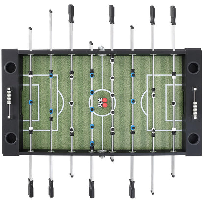 VEVOR Foosball Table, 55 inch Standard Size Foosball Table, Indoor Full Size Foosball Table for Home, Family, and Game Room, Soccer with Foosball Table Set, Includes 4 Balls and 4 Cup Holders - WoodArtSupply