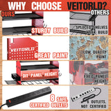 Veitorld Power Tool Organizer with Charging Station - 4 Drill Holders - Heavy Duty Modular Wall Mount Rack for Garage, Tool Storage Organizer - Christmas Birthday Gifts for Men Dad Him Husband Veitorld