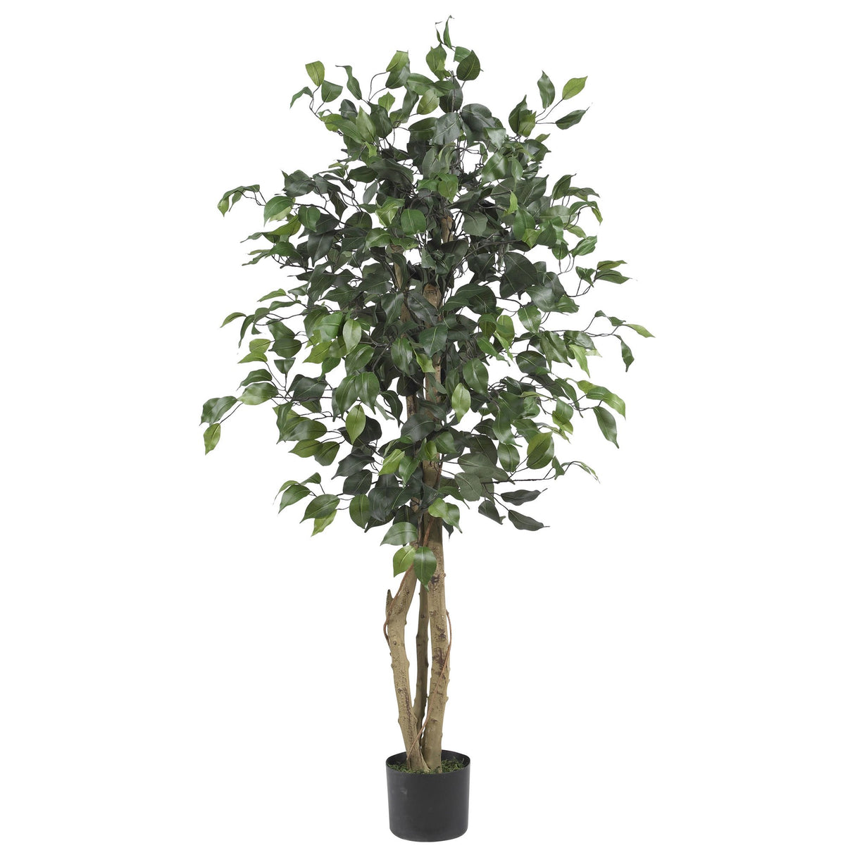 Nearly Natural 5299 Ficus Silk Tree, 4-Feet(48 in), Green Nearly Natural