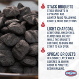 Kingsford 32071 Original Charcoal Briquettes, 8 lb, Black Kingsford