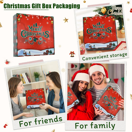 MDSTBN 24 Inch Pine Wreath Christmas Wreaths for Front Door, Real Touch Pine Wreath Large Artificial Green Wreaths for Walls Windows Porches Farmhouse Indoor Outdoor Home Decor MDSTBN