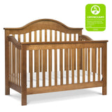 DaVinci Jayden 4-in-1 Convertible Crib in Chestnut, Greenguard Gold Certified DaVinci