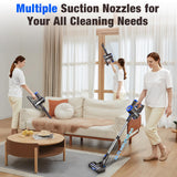 AIRDIYA Cordless Vacuum Cleaner, 180W Power Suction Stick Vacuum Cleaners with 2200 mAh Battery,6-in-1 Lightweight Self-Standing, 35 Mins Runtime for Home Hard Floor Low-Pile Carpet Pet Hair AIRDIYA