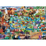 MasterPieces - 1000 Piece Jigsaw Puzzle, National Parks of America, Fun for Adults, Family, Kids 19.25"x26.75" Masterpieces